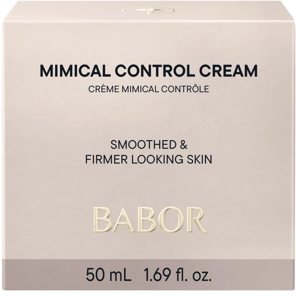 BABOR CLASSICS Mimical Control Cream, Leichte Gesichtscreme für trockene Haut, Gegen Mimikfalten und Mikroverspannungen, Vegane Formel, 50 ml