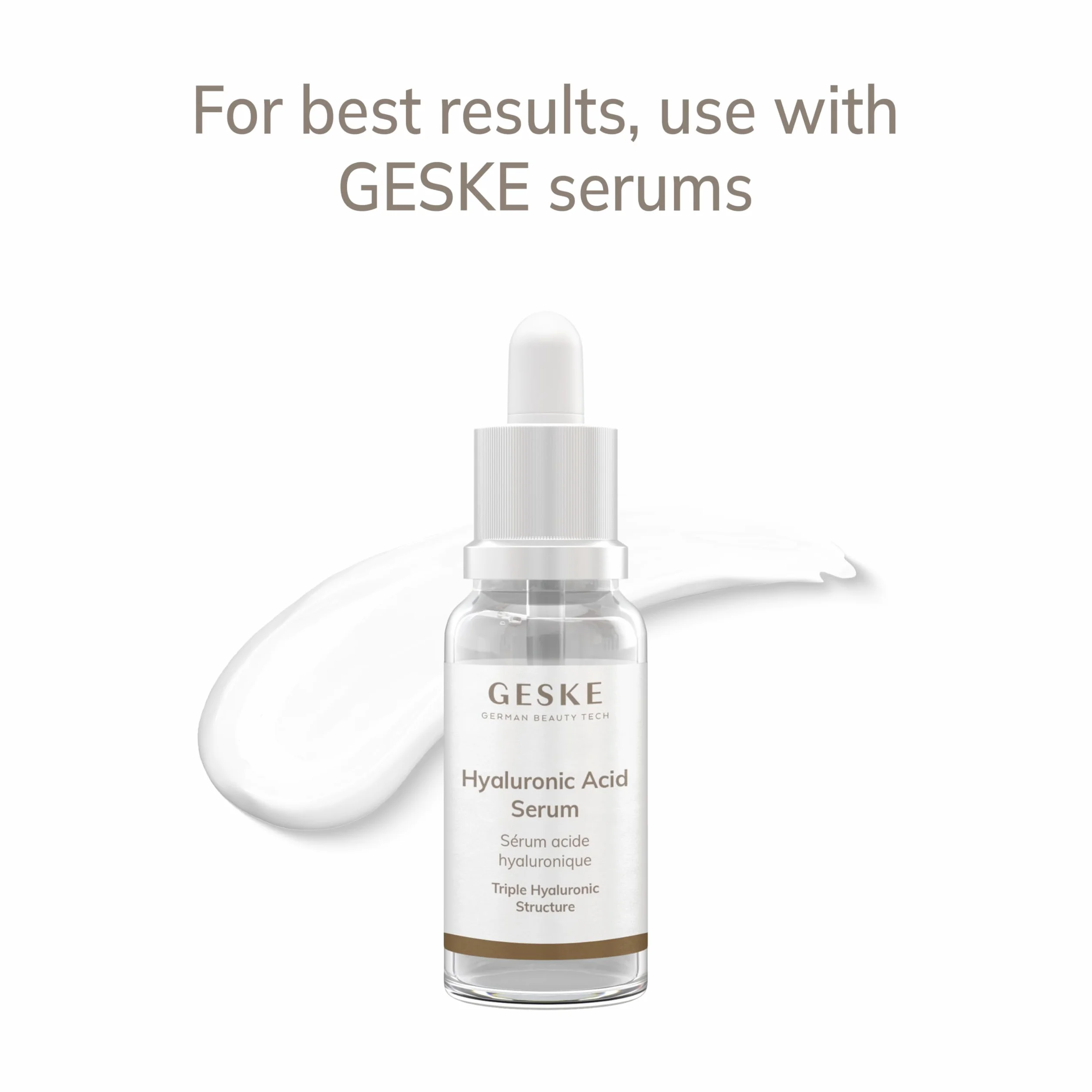 GESKE | SmartAppGuided™ Sonic Facial Roller | 4 in 1 | Gerät für Gesicht | Derma Roller | Professioneller Gesichtsroller | Strafft und definiert die Haut im Gesicht