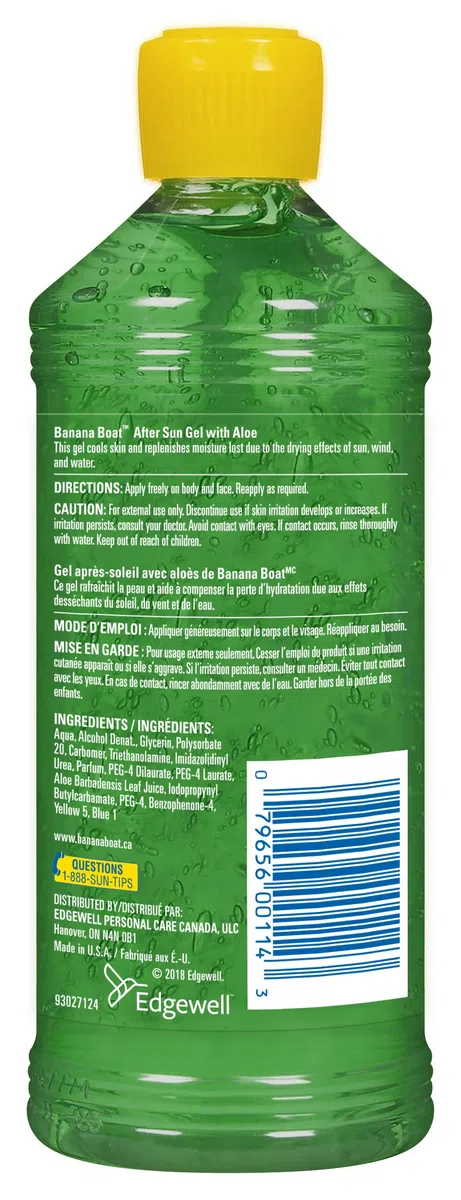 Banana Boat Aloe Vera Sun Burn Relief Sun Care After Sun Gel - 16 Ounce by Banana Boat
