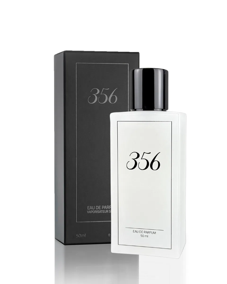 356 Eau de Parfum, stilvoller Duft im modernen Glas Design mit magnetischer Kappe