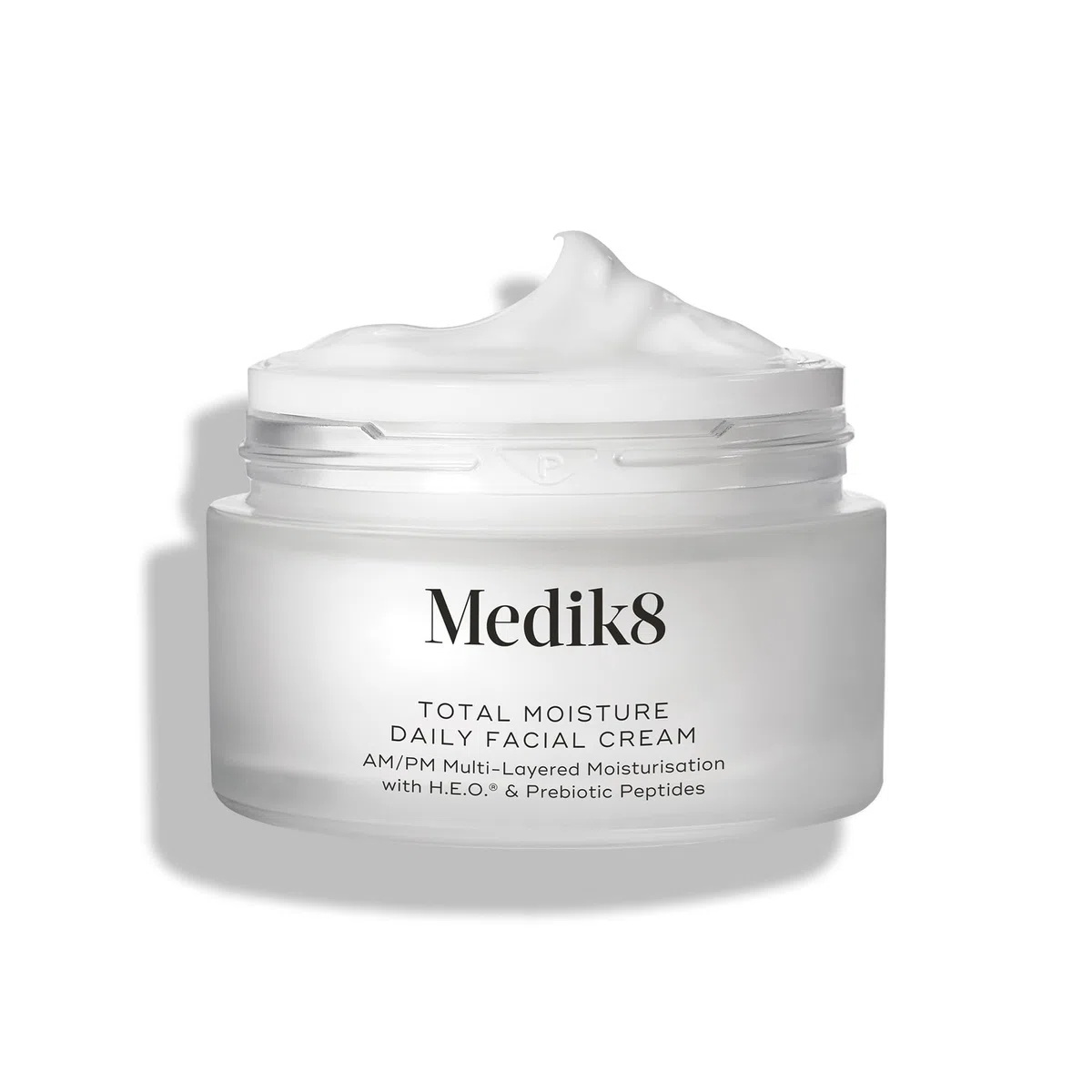 Medik8 Total Moisture Daily Facial Cream, Feuchtigkeitscreme - 50 ml | Mehrschichtige Feuchtigkeitspflege, Tag & Nacht, H.E.O. & präbiotische Peptiden, 100 Std. Feuchtigkeit, für die Hautbarriere