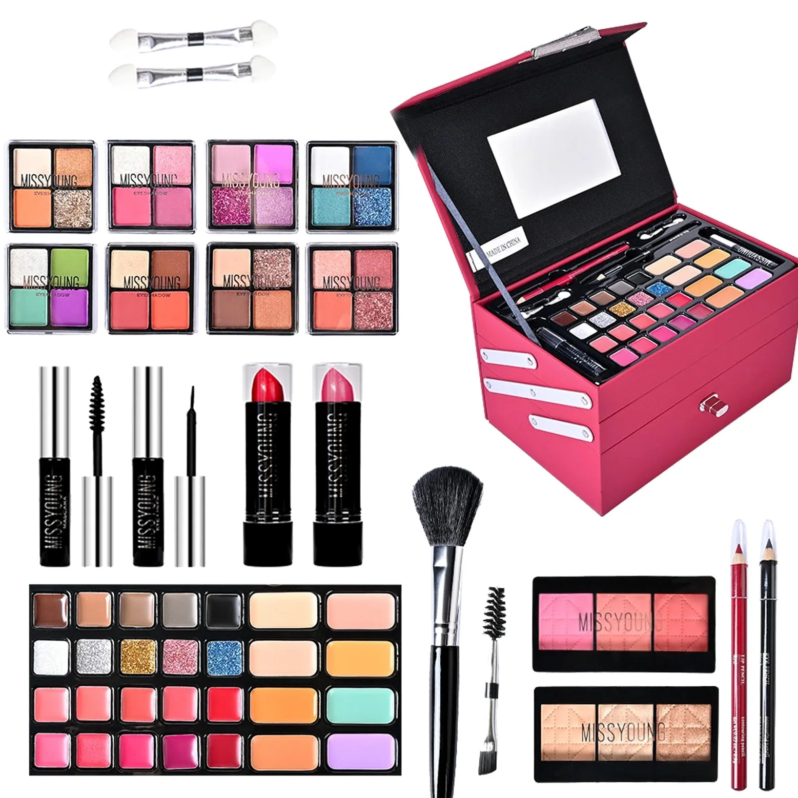 Makeup Kits Frauen | Komplettes Make-up Kit | Komplettes Kosmetikset