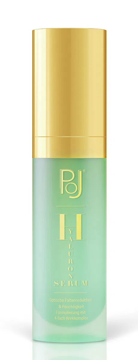 PoJ Hyaluron Serum -Faltenreduktion und Feuchtigkeit - Formulierung mit 4-fach Wirkkomplex, 50 ml