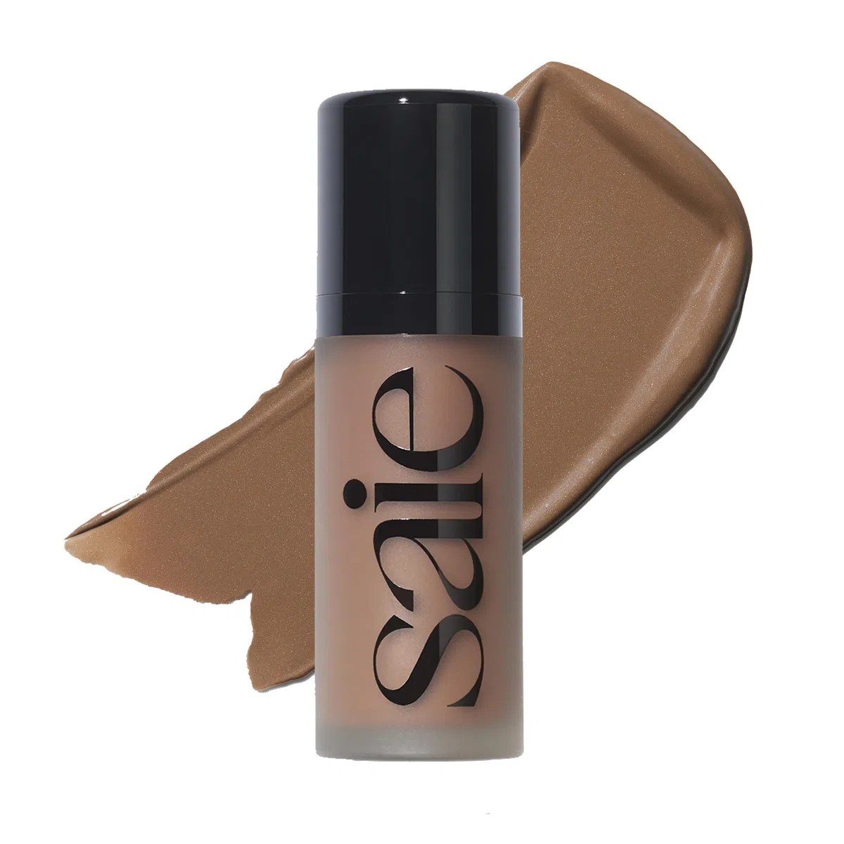 Saie Dew Bronze – Hydratisierender flüssiger Bronzer Stick für einen sonnengeküssten Glanz – flüssiger Konturenstift mit pflegenden Hautpflegestoffen – modelliertes Gesichts-Make-Up Essential – Salz | Liquid Contour & Bronzer für dezente Definition & Allo