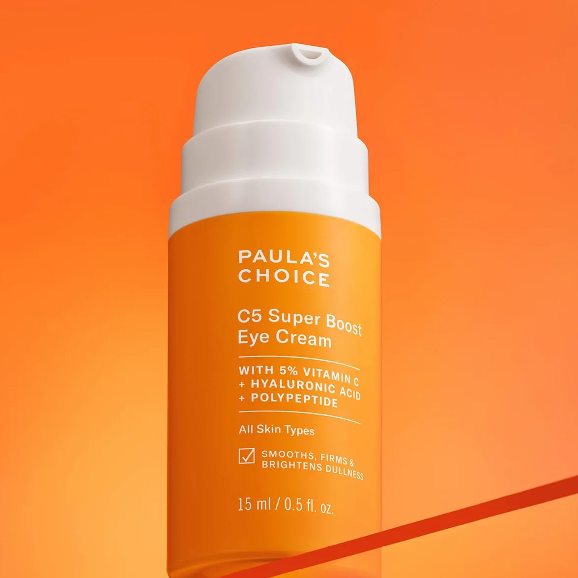 Paula's Choice Vitamin C Augencreme, Anti-Aging & Gegen Verfärbungen, 15 ml | Konzentrierte Vitamin C Augencreme - Reduziert Feine Fältchen Sichtbar - Bekämpfe die Ursachen von Augenringen Schwellungen