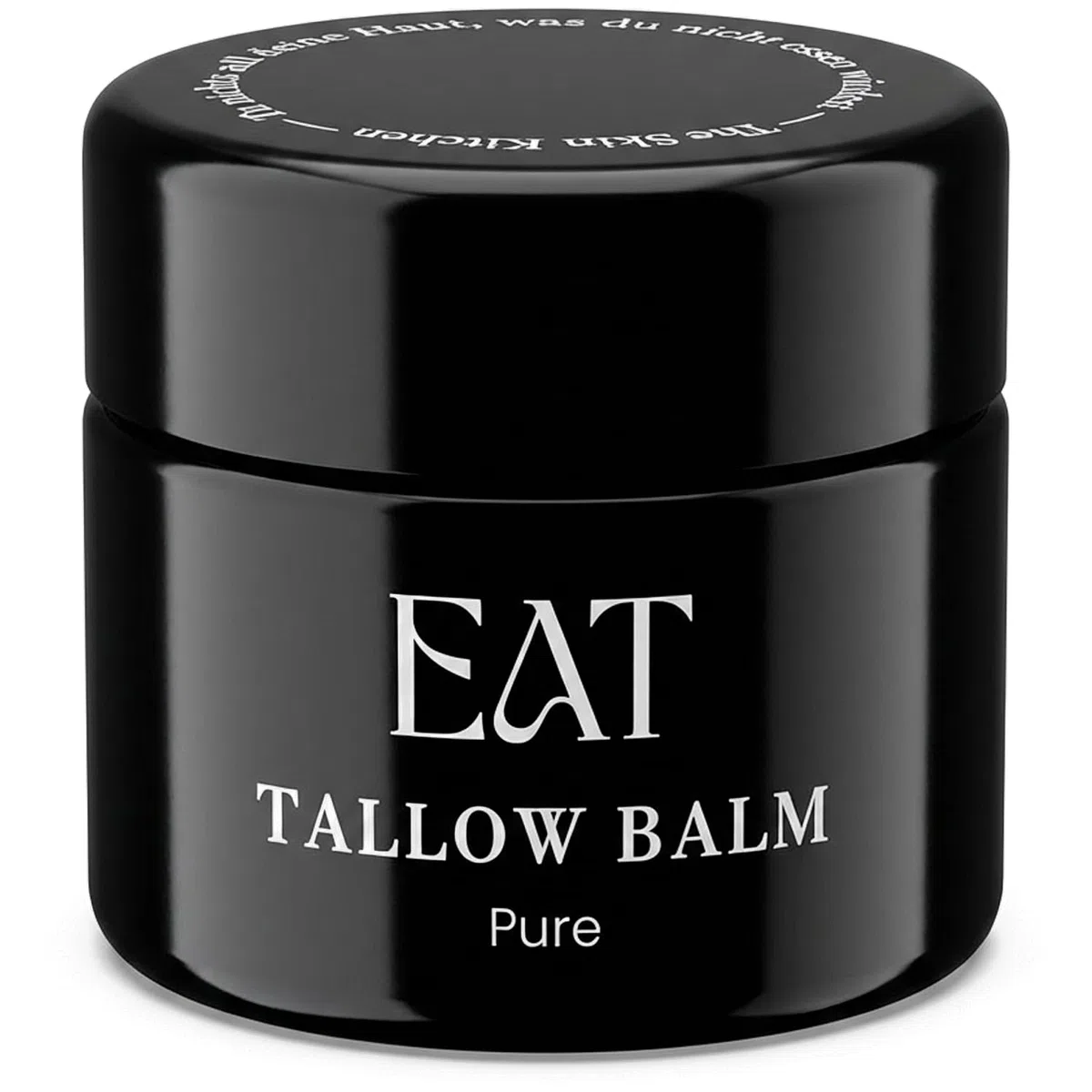 EAT Tallow Balm Pure Bio – Natürliche Hautpflege mit Rindertalg vom Deutschen Weiderind – mit Bio-Olivenöl – Gesicht, Körper & empfindliche Haut – 2 Inhaltsstoffe - Creme für Allergiker (100 ml)