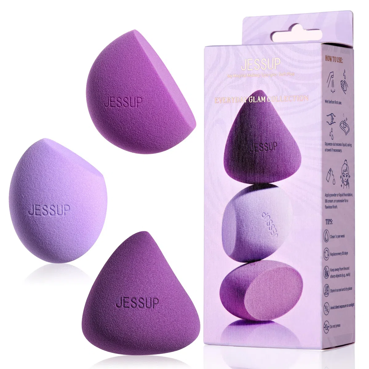 Jessup Pinselset Makeup T329+SP017