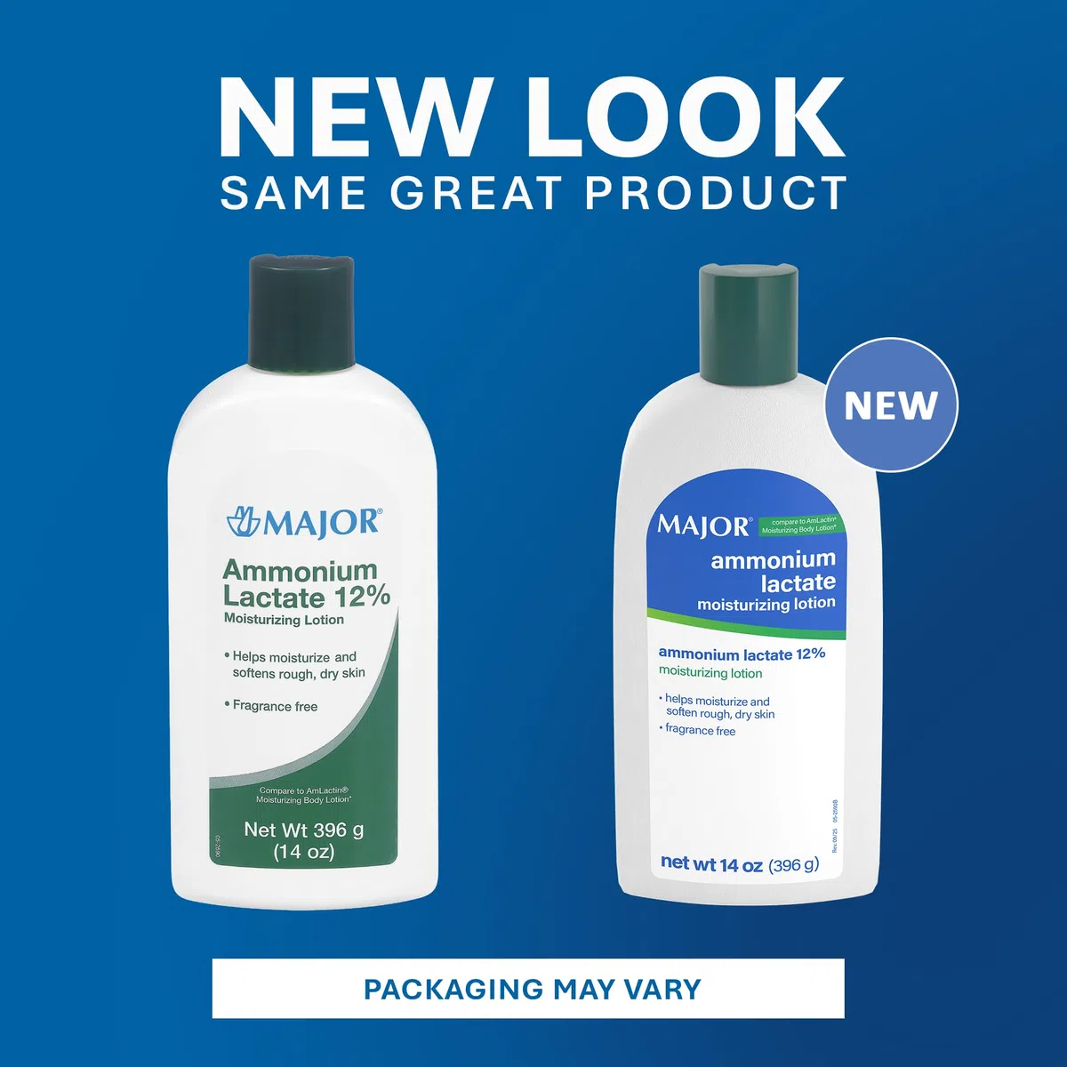 Major Pharmaceuticals Ammonium Lactate Lotion 12% 396 g (14 oz)