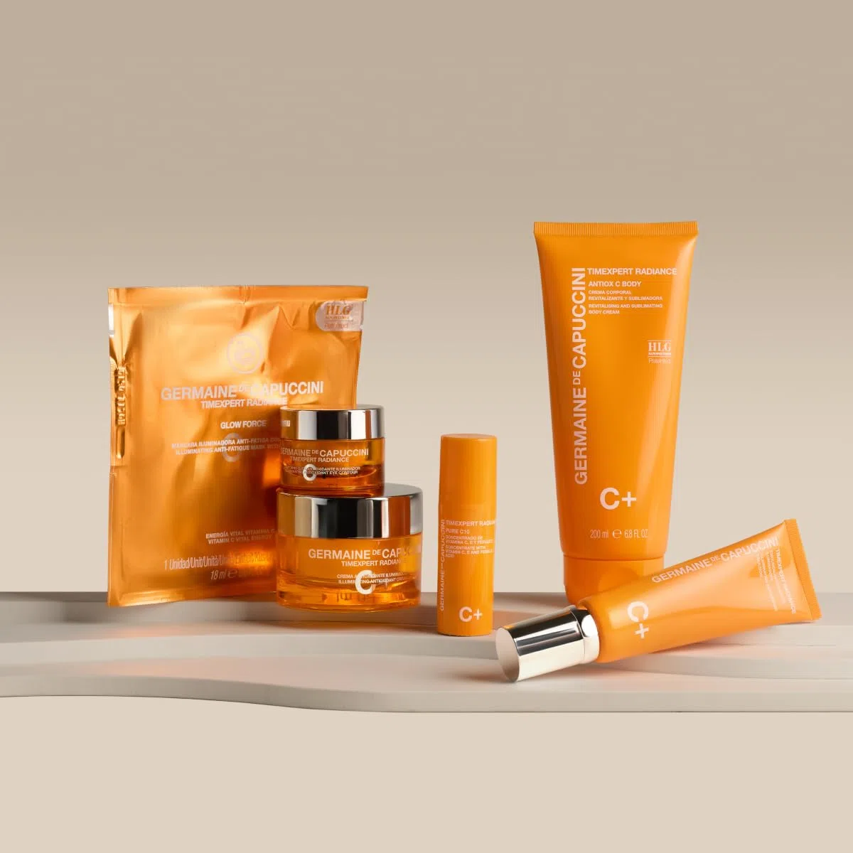 GERMAINE DE CAPUCCINI - Timexpert Radiance C+ | Antioxidans Körpercreme - Feuchtigkeitsspendende Körpercreme mit Vitamin C - Bringt Helligkeit und Ernährung - 200ml