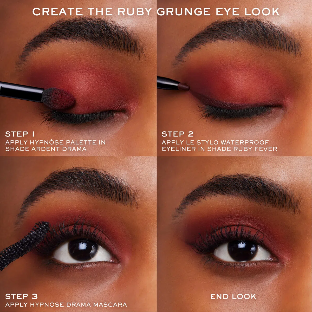 Lancôme Hypnôse Palette, Lidschatten-Palette mit 5 aufeinander abgestimmten Farben für einen natürlichen Look, samtige Textur mit schimmerndem Finish