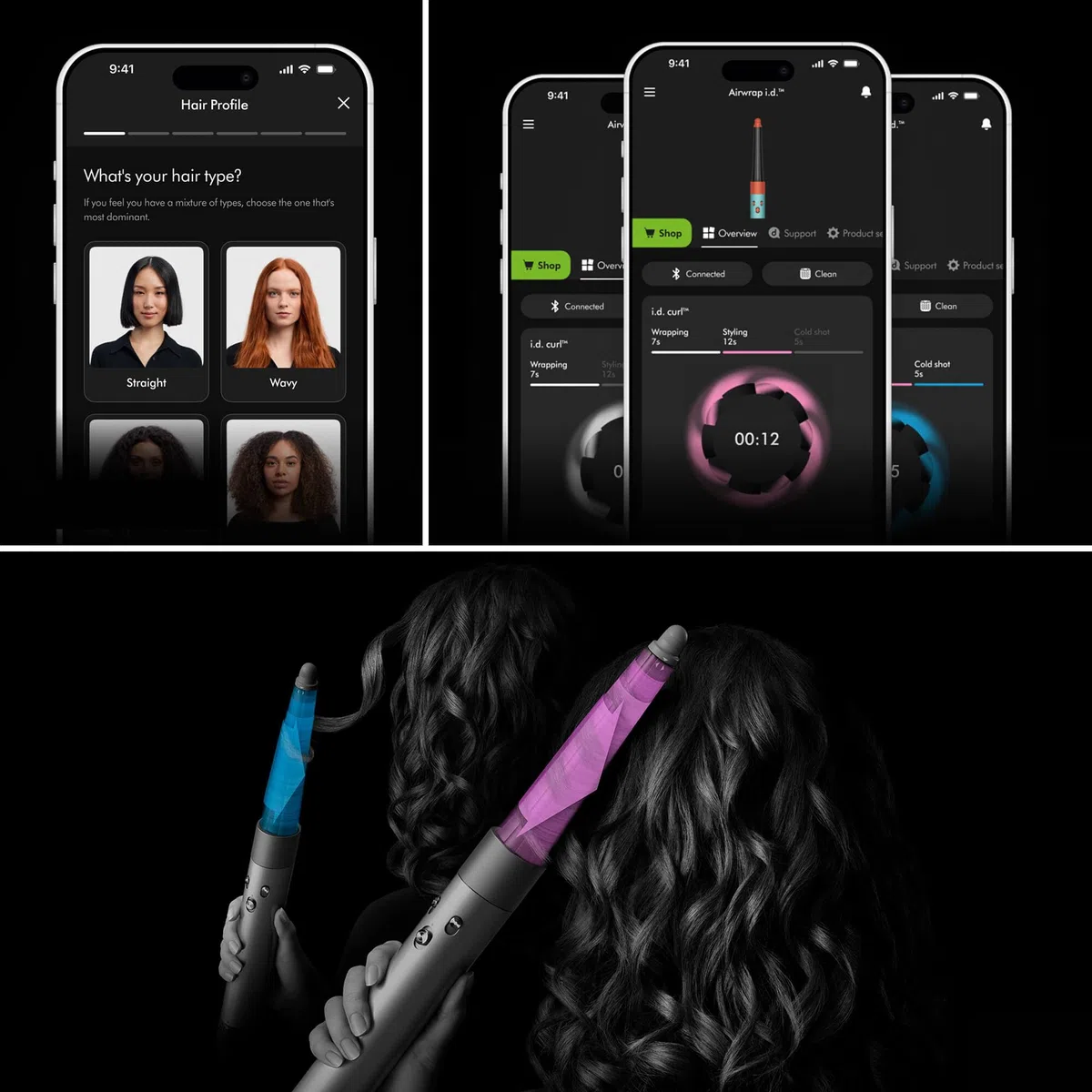 Dyson Airwrap i.d.™ Multi-Haarstyler und -trockner - Curly+Coily mit Diffusor