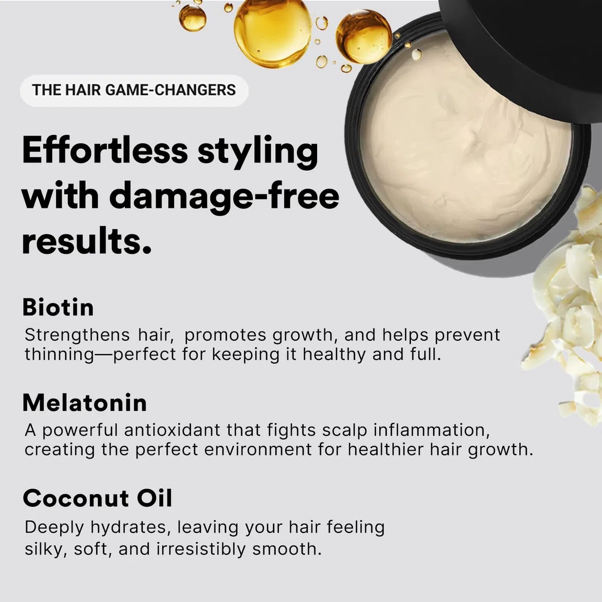 Matte Hair Paste – Starker Halt, Kein Glanz, Lang anhaltende Definition & Textur, Nicht fettende Styling-Paste für Männer, Keine Schuppen, Für alle Haartypen geeignet, Hält das Haar gesund