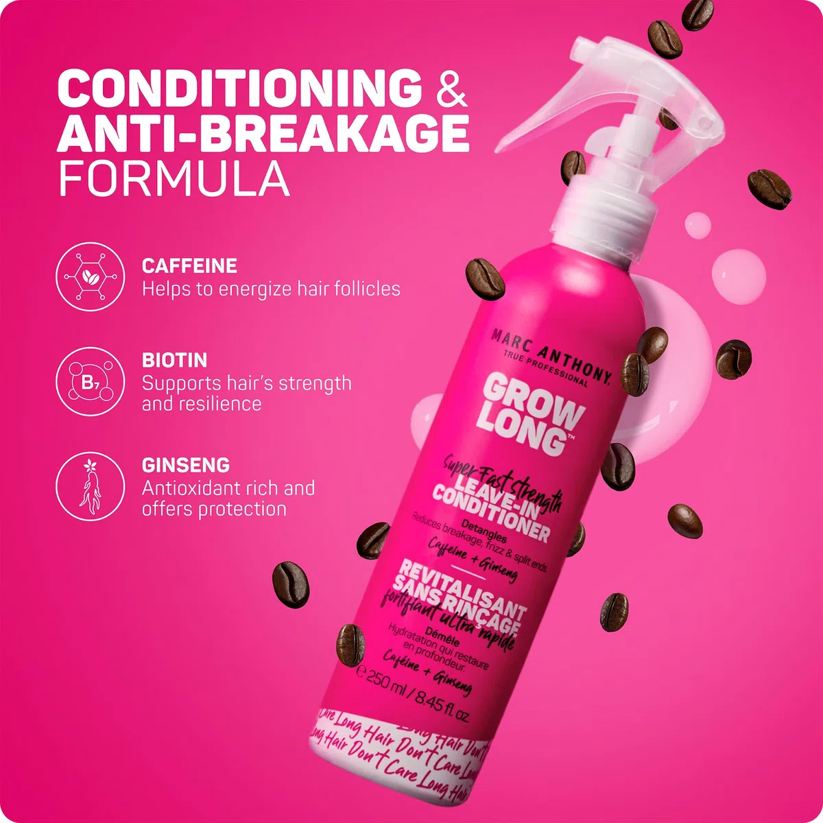 Marc Anthony Strengthening Grow Long Leave-in Conditioner, 250 ml