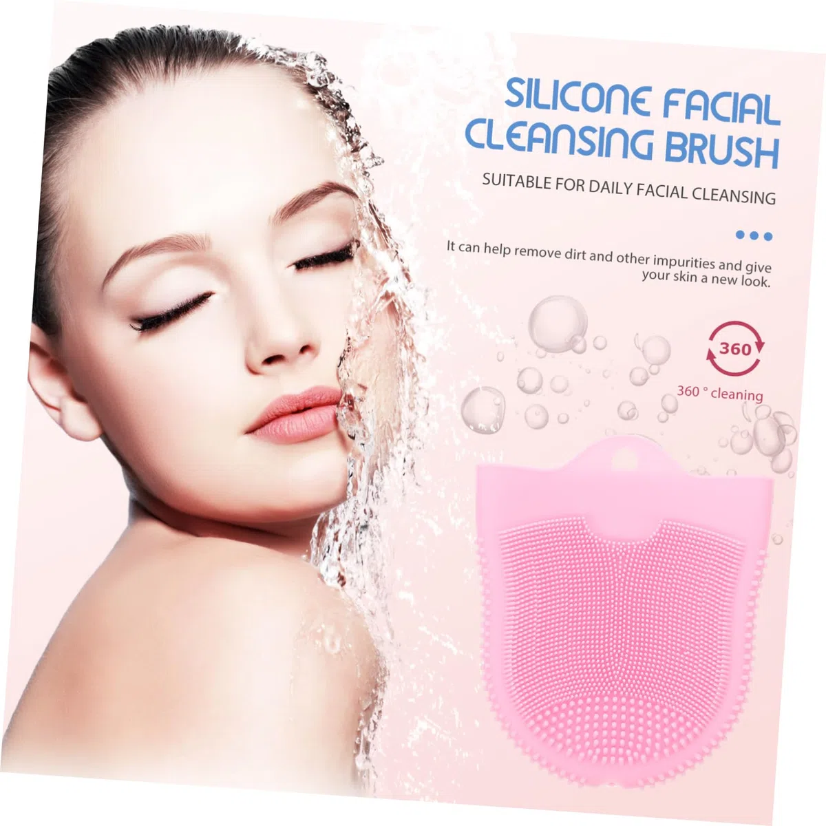 Housoutil 5stücke Silicone Gesichtsreinigungsbürste Ergonomische Peeling-bürste Mit Weichen Borsten Für Tiefenwirksame Und Sanfte Massage Für Hauttypen Lebensmittelechtes