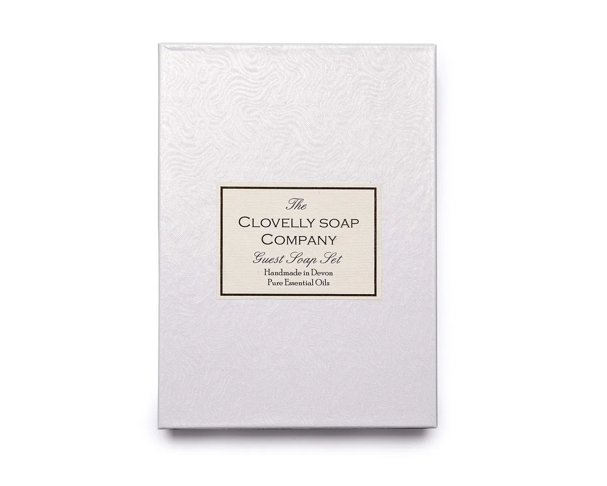 Clovelly Soap Co Natürlich handgemachte Mini Gästeseife Geschenkset 10 Stück
