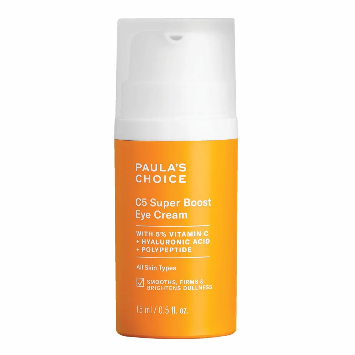 Paula's Choice Vitamin C Augencreme, Anti-Aging & Gegen Verfärbungen, 15 ml | Konzentrierte Vitamin C Augencreme - Reduziert Feine Fältchen Sichtbar - Bekämpfe die Ursachen von Augenringen Schwellungen