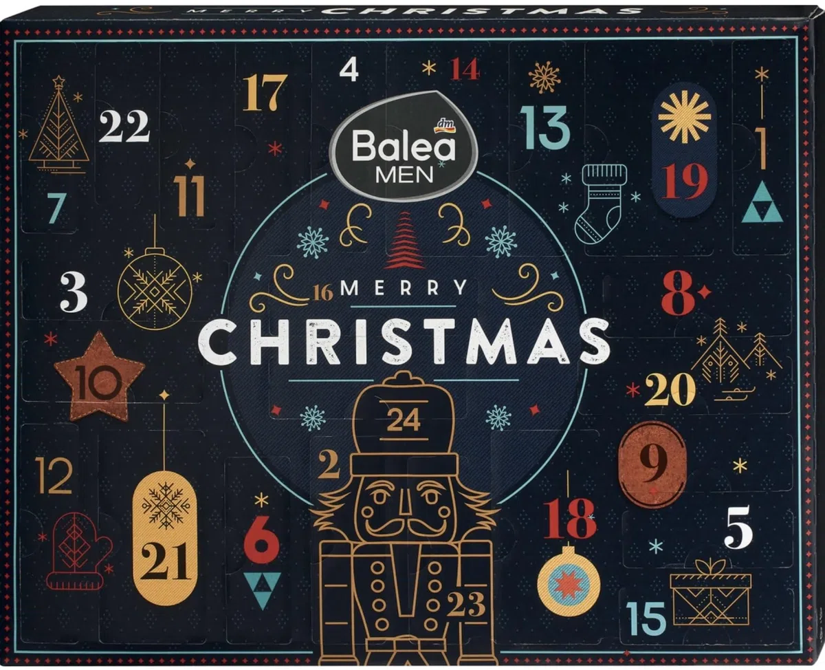 2024 Männer Beauty -Classic Edition- 24 Pflege Beauty Kosmetik Advent Kalender für den Mann, Weihnachtskalender Wert 80, Herren