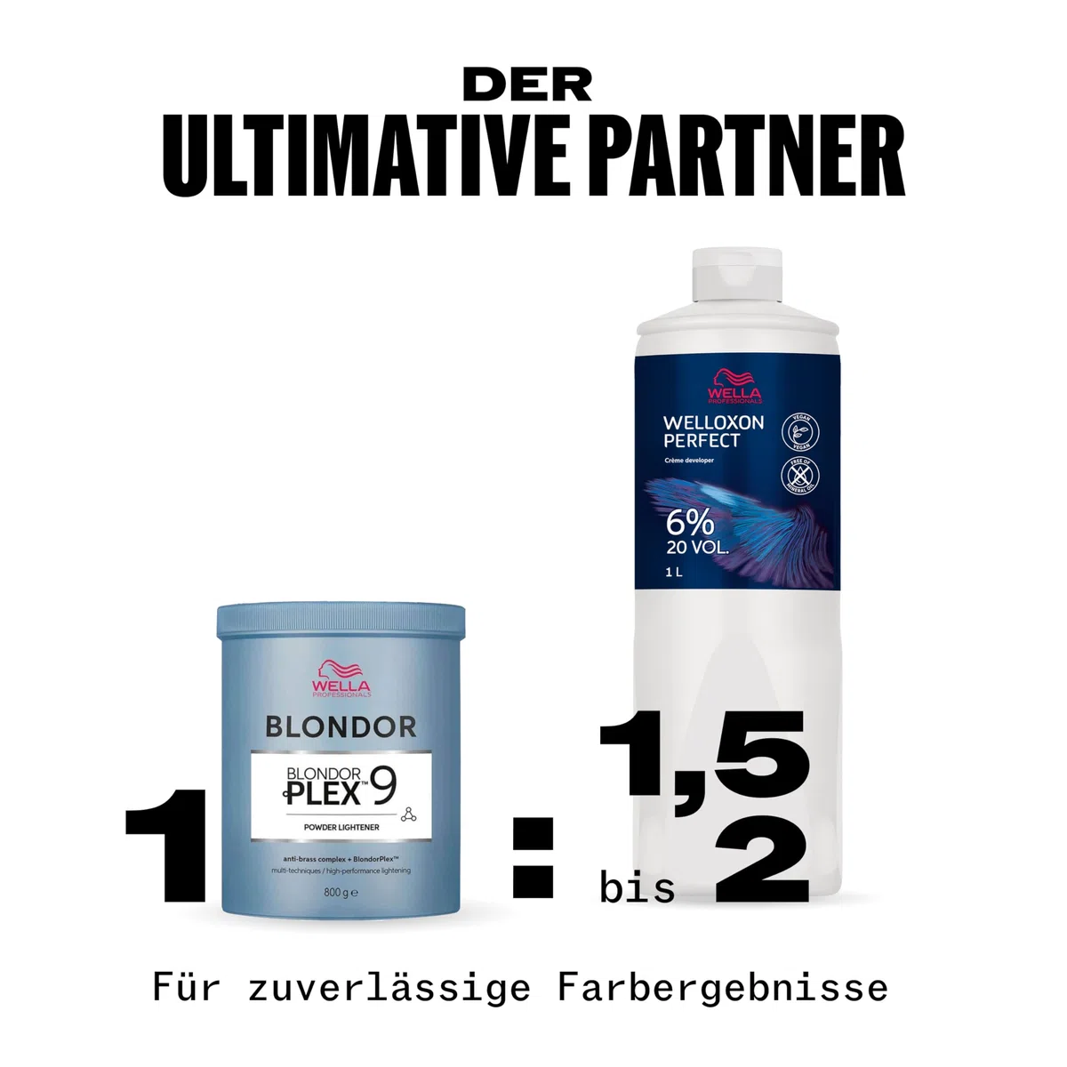 Wella Professionals BlondorPlex – Professionelles, staubfreies Blondierungspulver mit Bond-Builder-Technologie für bis zu 9 Tonstufen & 97% weniger Haarbruch
