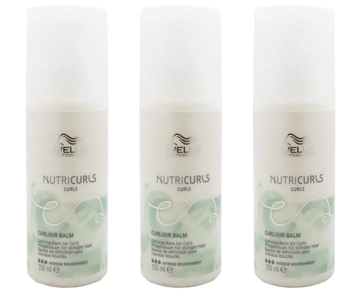 3 er Pack Wella Nutricurls Curlixir 150 ml