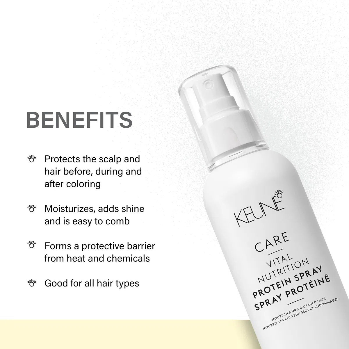 Keune Care Line Vital Nutrition Protein Spray - Protein Spray For Dry Hair 200 Ml