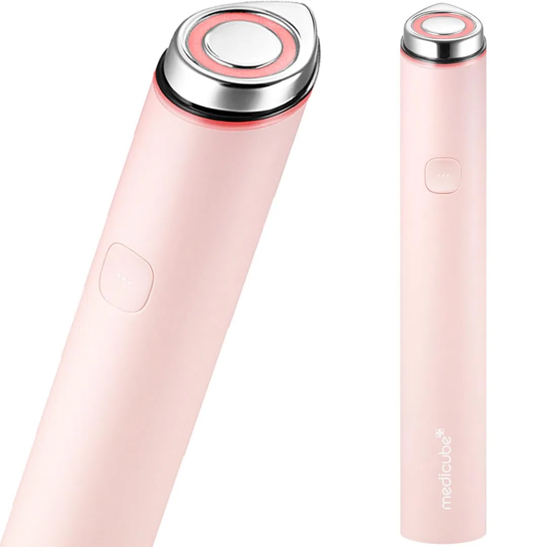 medicube Mini Booster Pro Pink | Günstiges Gesichtspflegewerkzeug für Anfänger – Tragbarer Glow Booster für Glashaut, fördert die Absorption der Hautpflege, Hautpflege für Teenager, koreanische