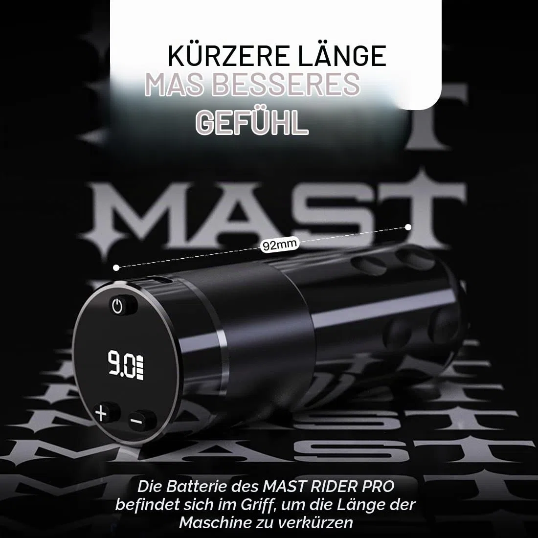 Mast Rider Pro Wireless Tattoo Maschine Pen Rotary tätowiermaschine Tattoo Gun 4.0mm Stroke Length Brushless Motor für Tätowierer