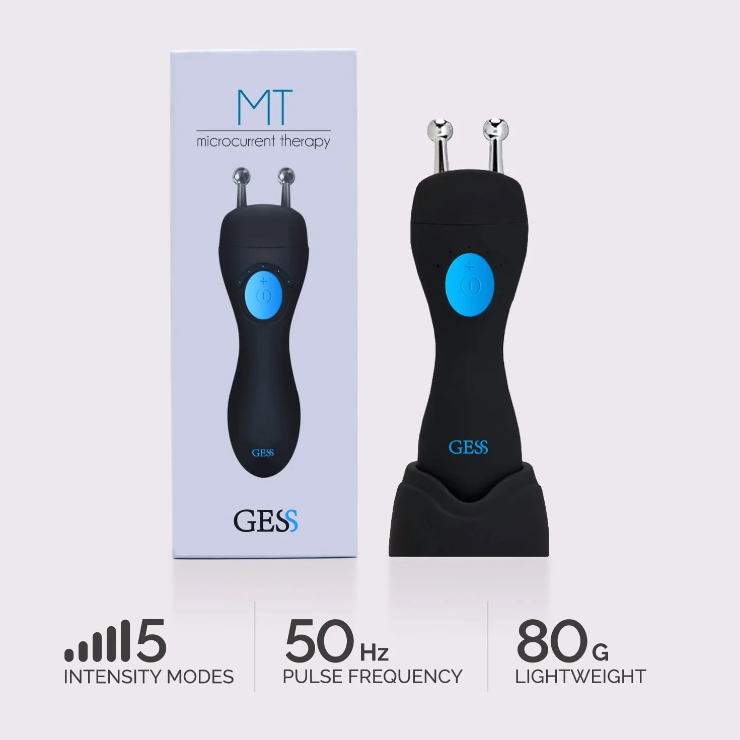 GESS MT Mikrostrom Gerät Gesicht, Face Lifting, Anti Aging Microcurrent EMS Facial Device, Radiofrequenz, Kieferstraffungsgerät, hautstraffung gesichtspflege gerät, gesichtsmassagegerät gegen falten