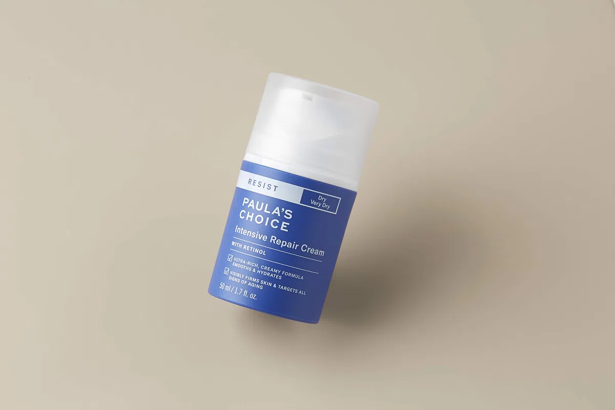 Paula's Choice RESIST Anti Aging Intensive Repair Feuchtigkeitscreme - Nachtcreme - mit Retinol & Jojobaöl - Reduziert Falten & Pigmentvlekken - Trockene bis Sehr Trockene Haut - 50 ml