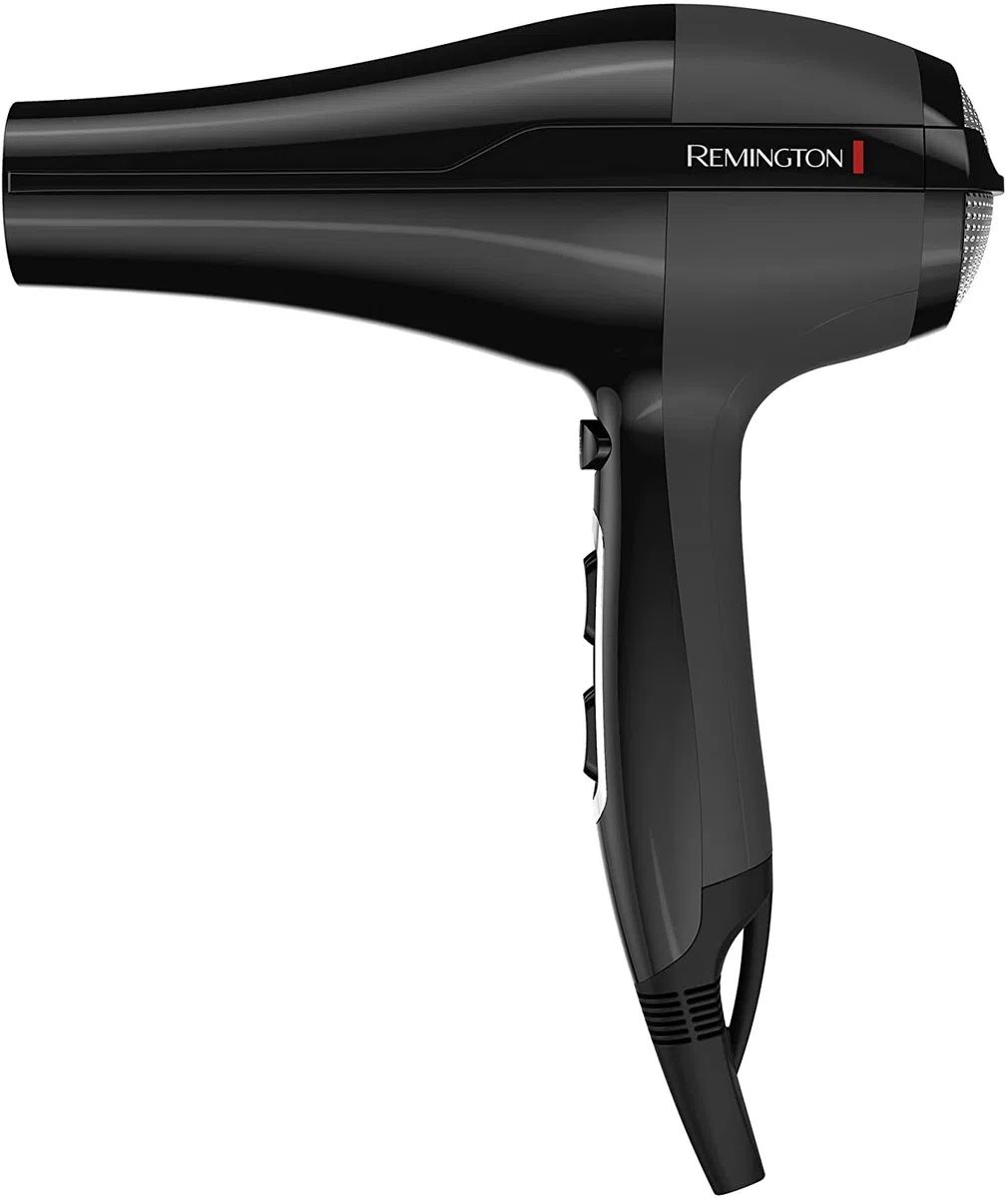 Remington Haartrockner Profi Ionen Pro-Air (2300 W, 130km/h, leistungsstarker & langlebiger AC-Motor mit echter Kaltstufe, 3 Heiz- und 2 Gebläsestufen, zwei Stylingdüsen + Diffusor), AC5999