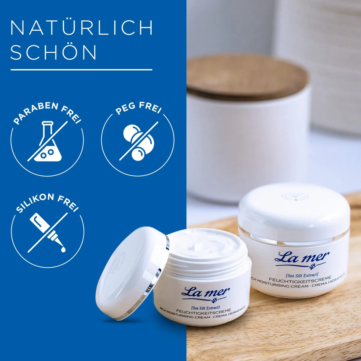 La mer Origin Of Feuchtigkeitscreme - Reichhaltige Gesichts- und Körpercreme - Rückfettend und feuchtigkeitsspendend - Für feuchtigkeits- und lipidarme Haut - 100 ml