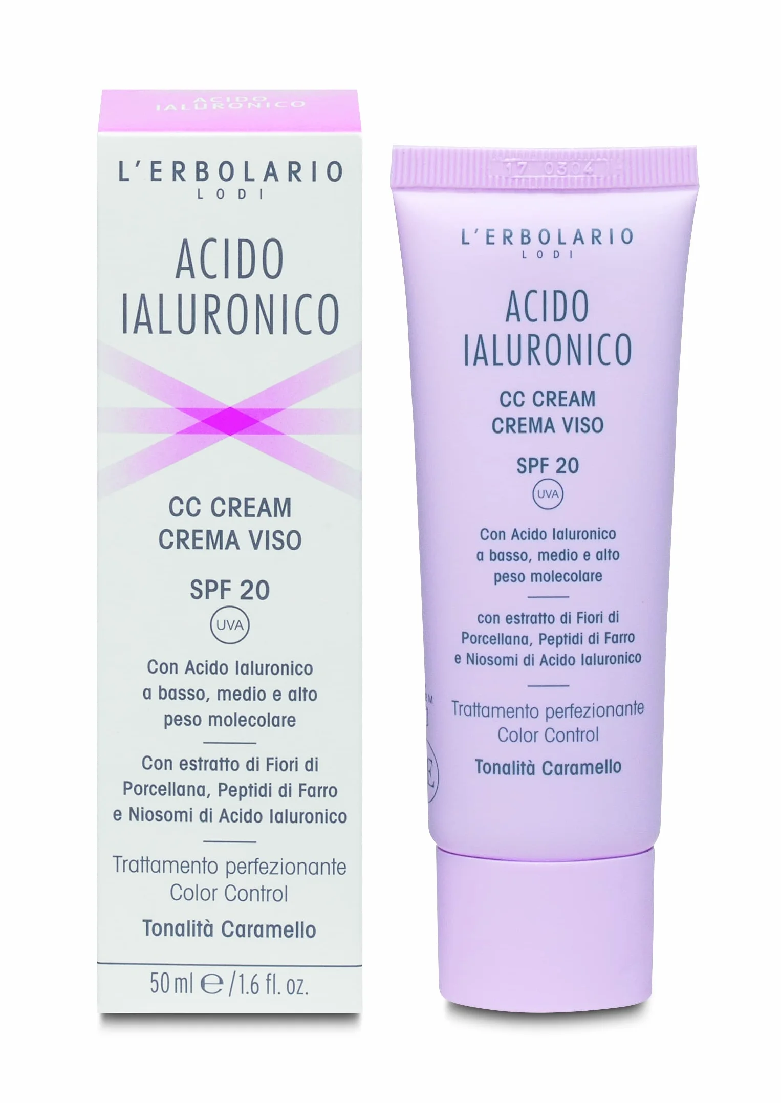 L'ERBOLARIO - HYALURONSÄURE CC CREME SCHATTIERUNGEN' KARAMELL SPF 20