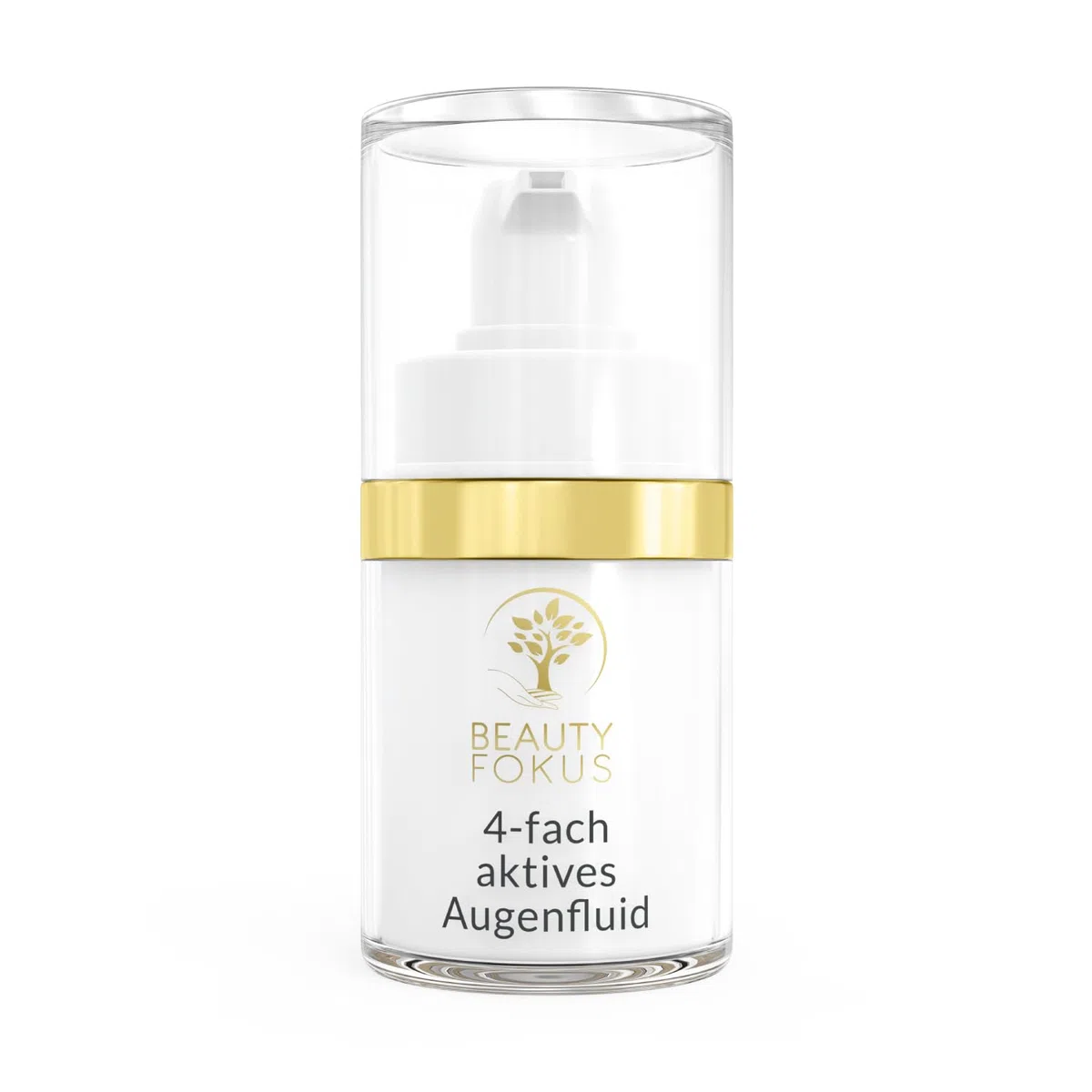 4-fach Augenfluid Augenringe Tränensäcke Hyaluron Koffein 15 ml