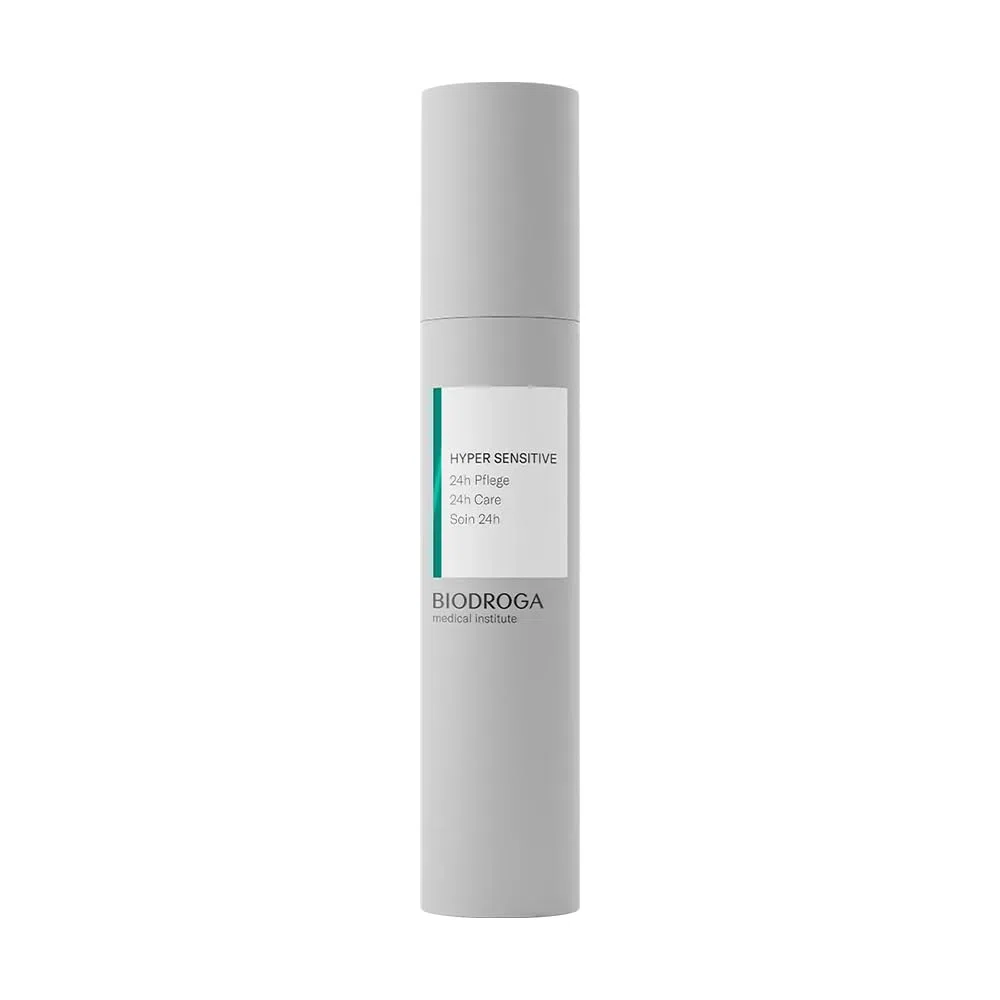 BIODROGA Medical Institute – Hyper Sensitive 24h Pflege 50ml - Beruhigende Gesichtspflege, Hautpflege, Creme für sensible Haut, Parabenfrei, Silikonfrei, Dermatologisch getest