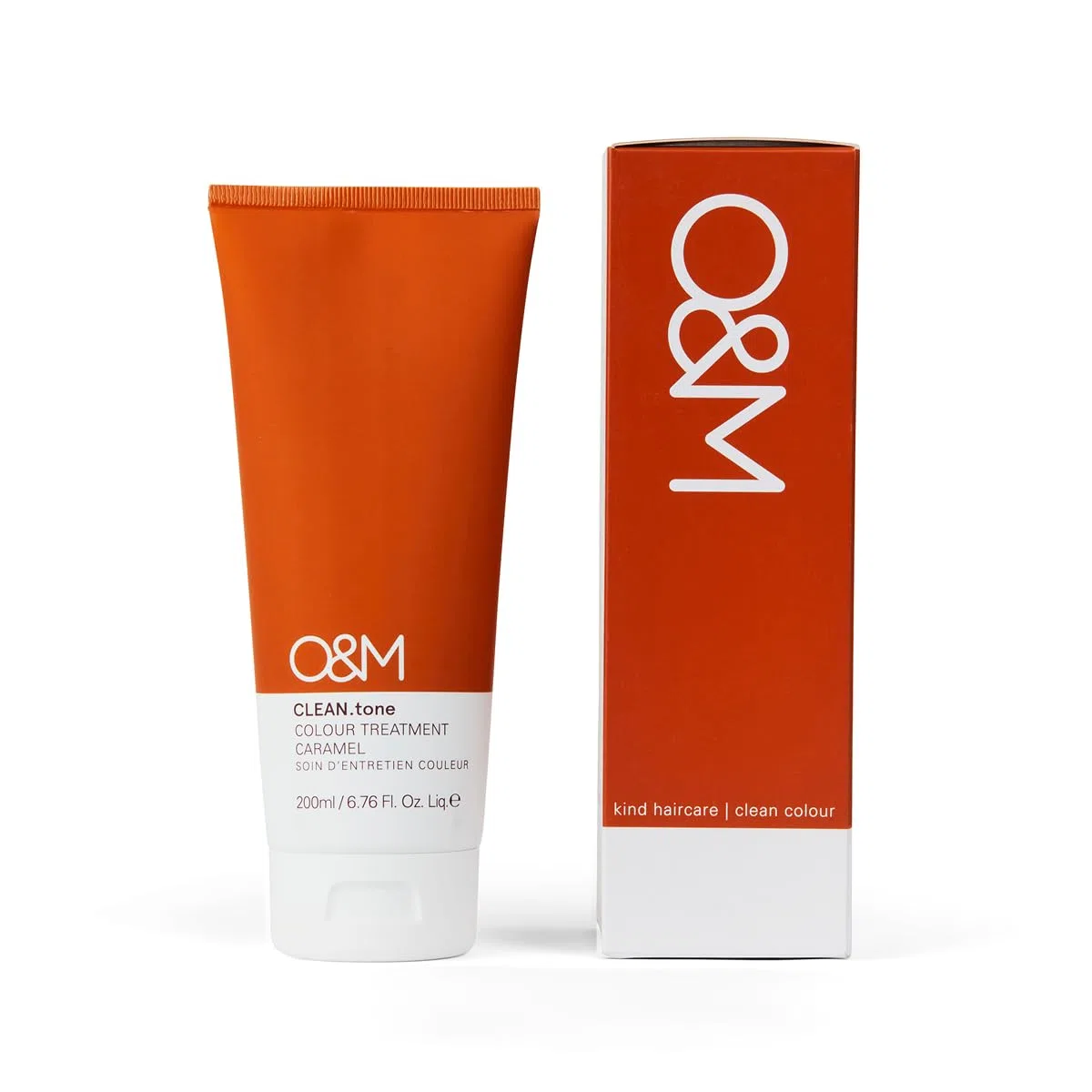 O&M CLEAN.tone Caramel (200ml) – Farbauffrischende Haarkur für blondiertes Haar – Pflegt & tönt von Blond bis sehr hellblond – Ohne Sulfate & Silikone – PETA-zertifiziert, vegan, Made in Australia