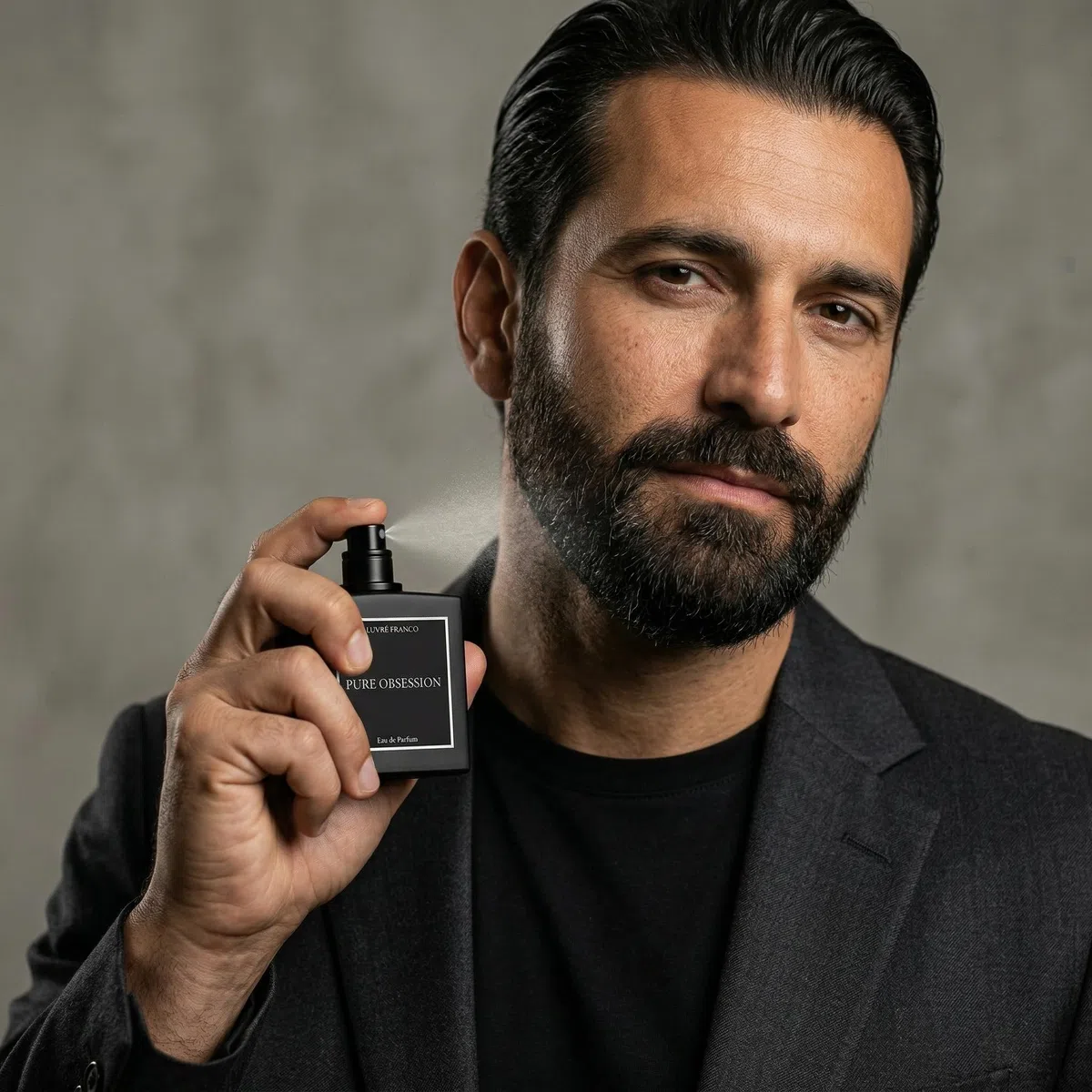 Pure Obsession - Eau de Parfum für Herren - LUVRÉ FRANCO - mit Pheromonen - holzig rauchiger Duft - 50ml - sehr attraktiv und anziehend - langanhaltend