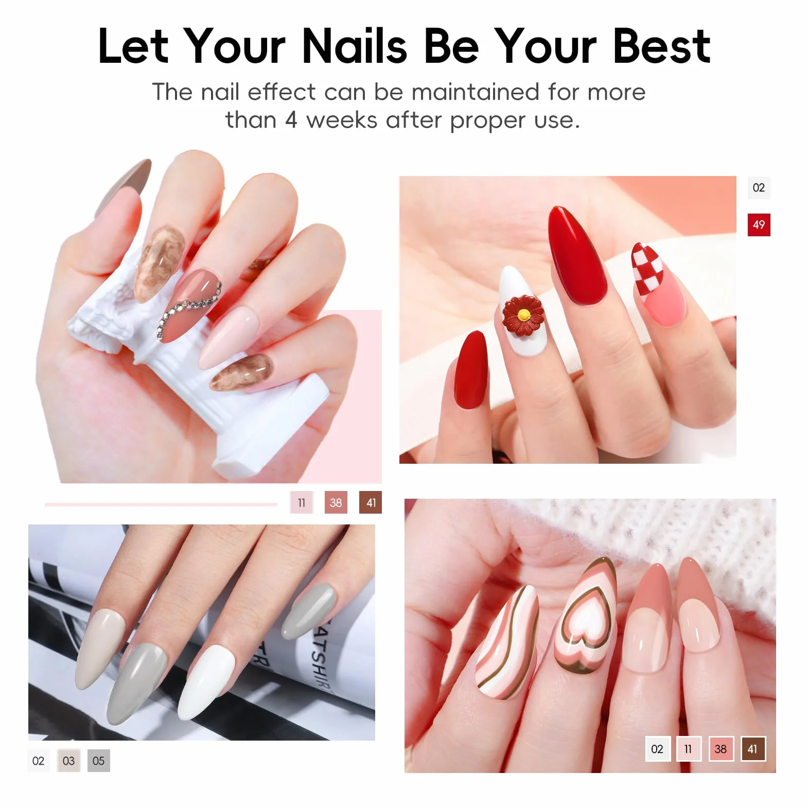 PEACECOLOR Gel Nägel Set mit Lampe, 22 Farben UV Nagellack Set mit Elektrische Nagelfräser für Gel Nagelset Starterset Base und Top Coat Nägel Selber Machen Nagelstudio Set