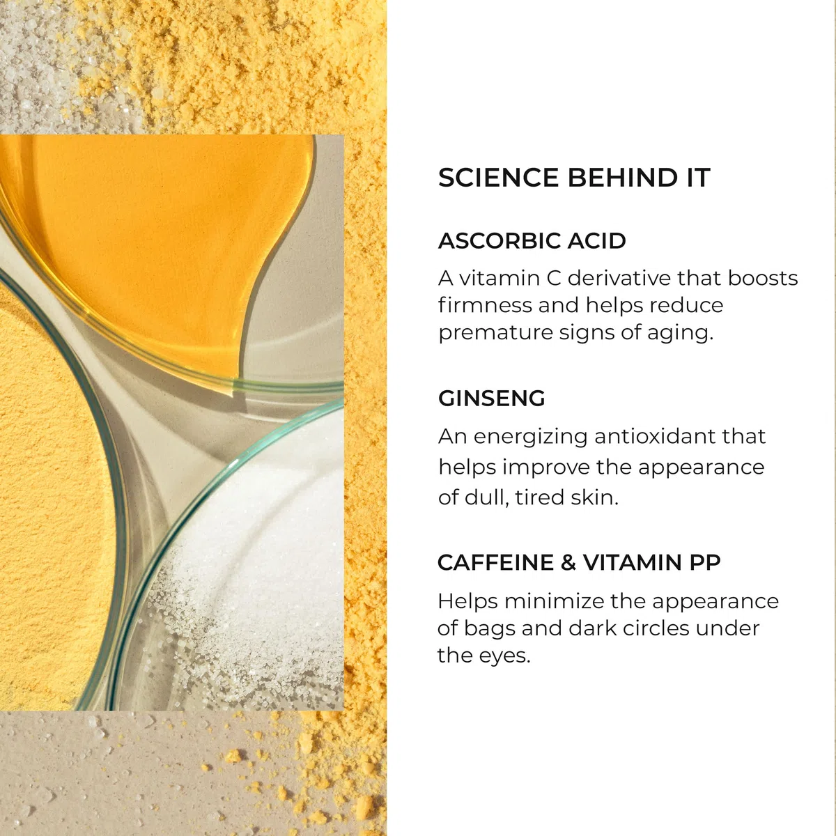 Natura Bissé C+C Vitamin Eye | Revitalisierende und antioxidative Augenkontur in Gel-Creme mit Ginseng, Vitamin C und Koffein | 15 ml
