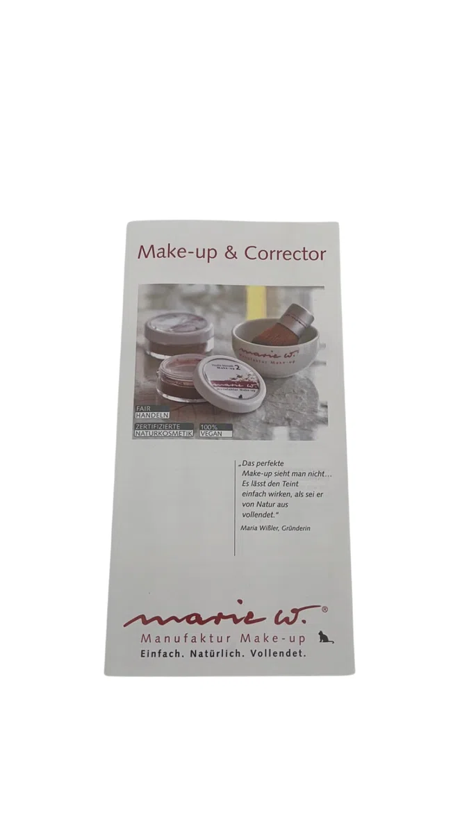 marie w. - Make Up Puder Nr. 2, ergiebiges Puder-Make-up für den hellen bis mittleren Teint, helle Haut - vegane Naturkosmetik - 5 g