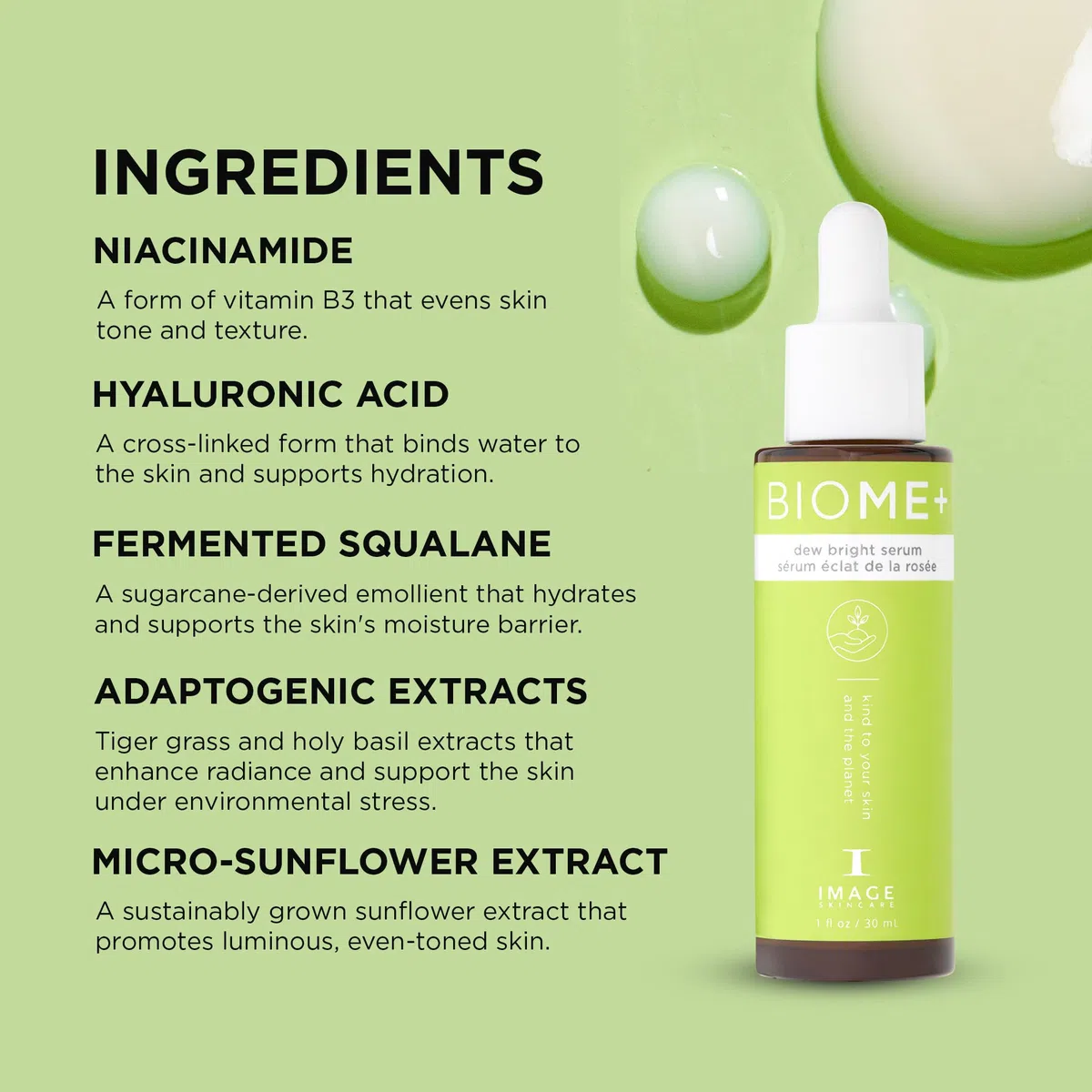 Image Skincare - BIOME+ Dew Bright Serum - 30 ml