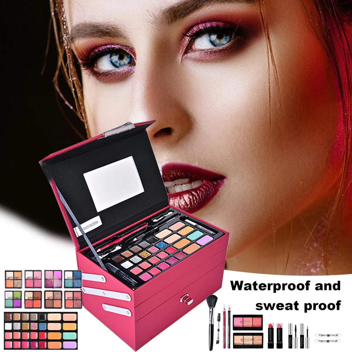 Makeup Kits Frauen | Komplettes Make-up Kit | Komplettes Kosmetikset