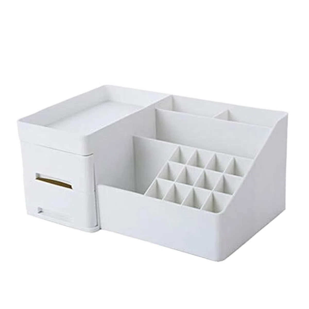 Schminktisch Organizer Make Up Organizer Kosmetik-Aufbewahrungsbox, Kunststoff-Schublade, Lippenstift, Schmuckaufbewahrung, Haut-Aufbewahrungsbox Kosmetik Organizer Badezimmer(G)