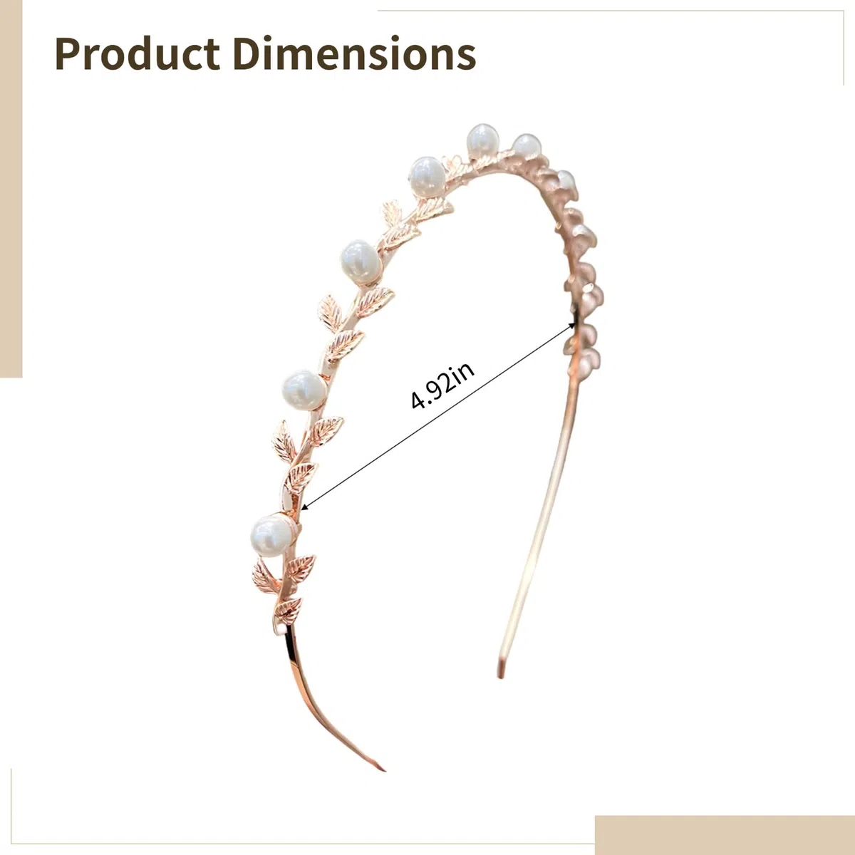 2 Stk. Blumen-Perlen-Haarreif für Hochzeit, Haaraccessoire, verstellbarer Metall-Kopfschmuck in Silber und Roségold, passend für Blumenmädchen und besondere Anlässe, mit zartem Blütendesign