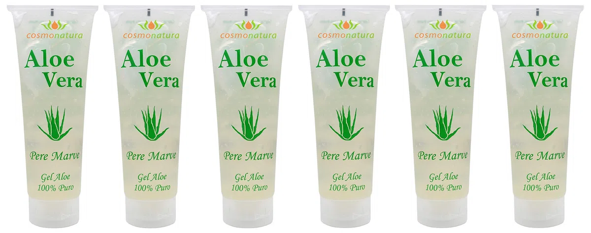 Pere Marve 40140 Aloe Vera Gel 100% 250ml x 6 Einheiten