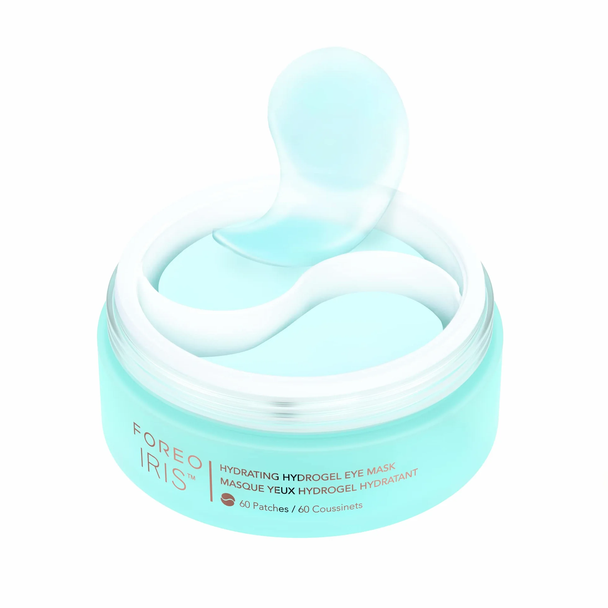 FOREO IRIS Augenpads gegen Augenringe – Behandlung mit Kollagen, Vitamin C & E – 60 Pads