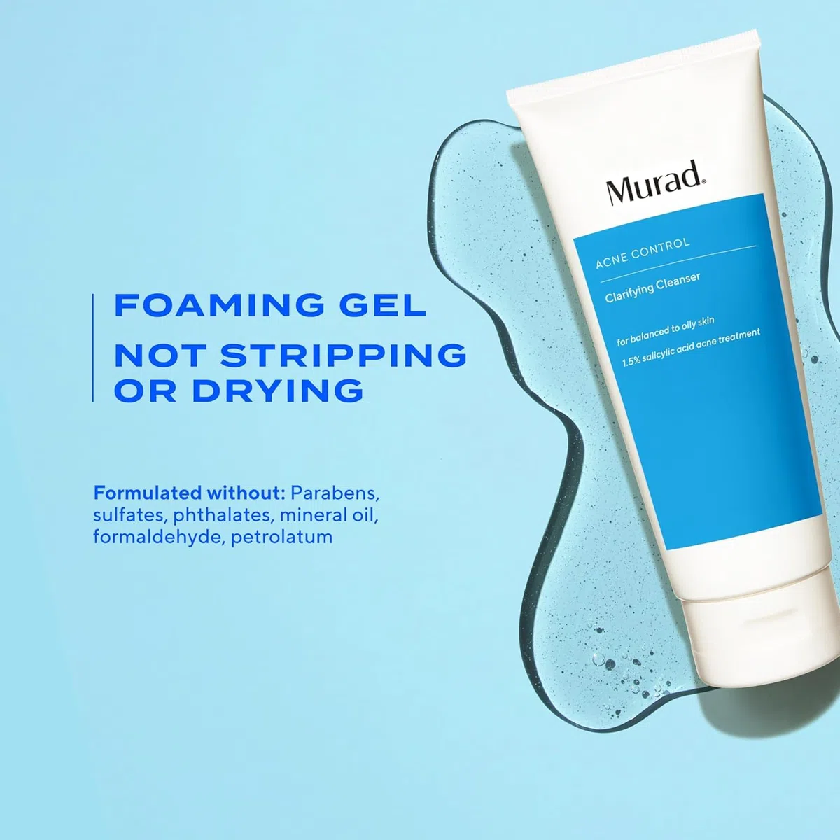 Murad Blemish Control Cleanser – Mit Salicylsäure & Grüntee für klare, ausgeglichene Haut und weniger Unreinheiten