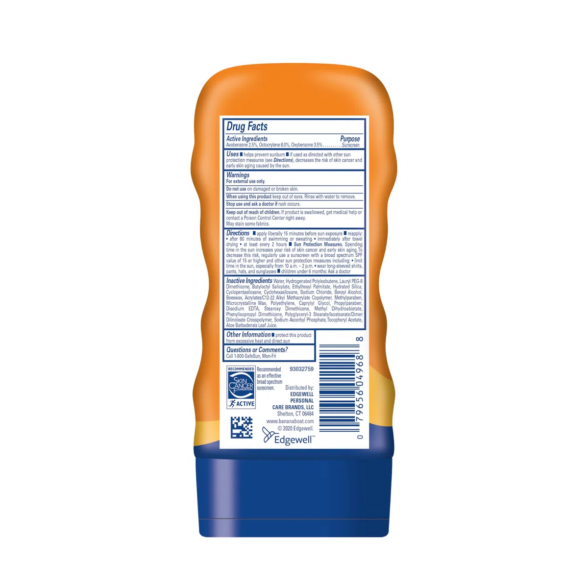 Banana Boat Sport Performance Sunblock Lotion SPF 100, 4-Unce Bottles (2 Stück) by Banana Boat