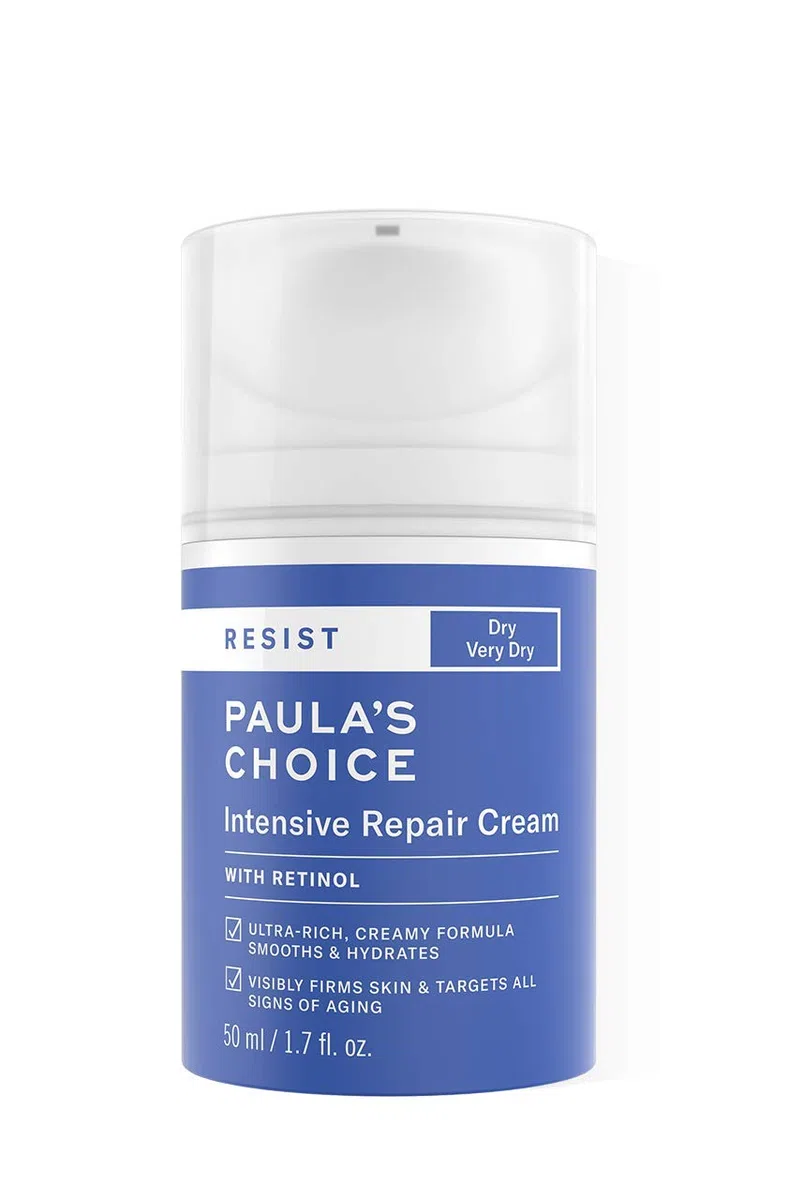 Paula's Choice RESIST Anti Aging Intensive Repair Feuchtigkeitscreme - Nachtcreme - mit Retinol & Jojobaöl - Reduziert Falten & Pigmentvlekken - Trockene bis Sehr Trockene Haut - 50 ml