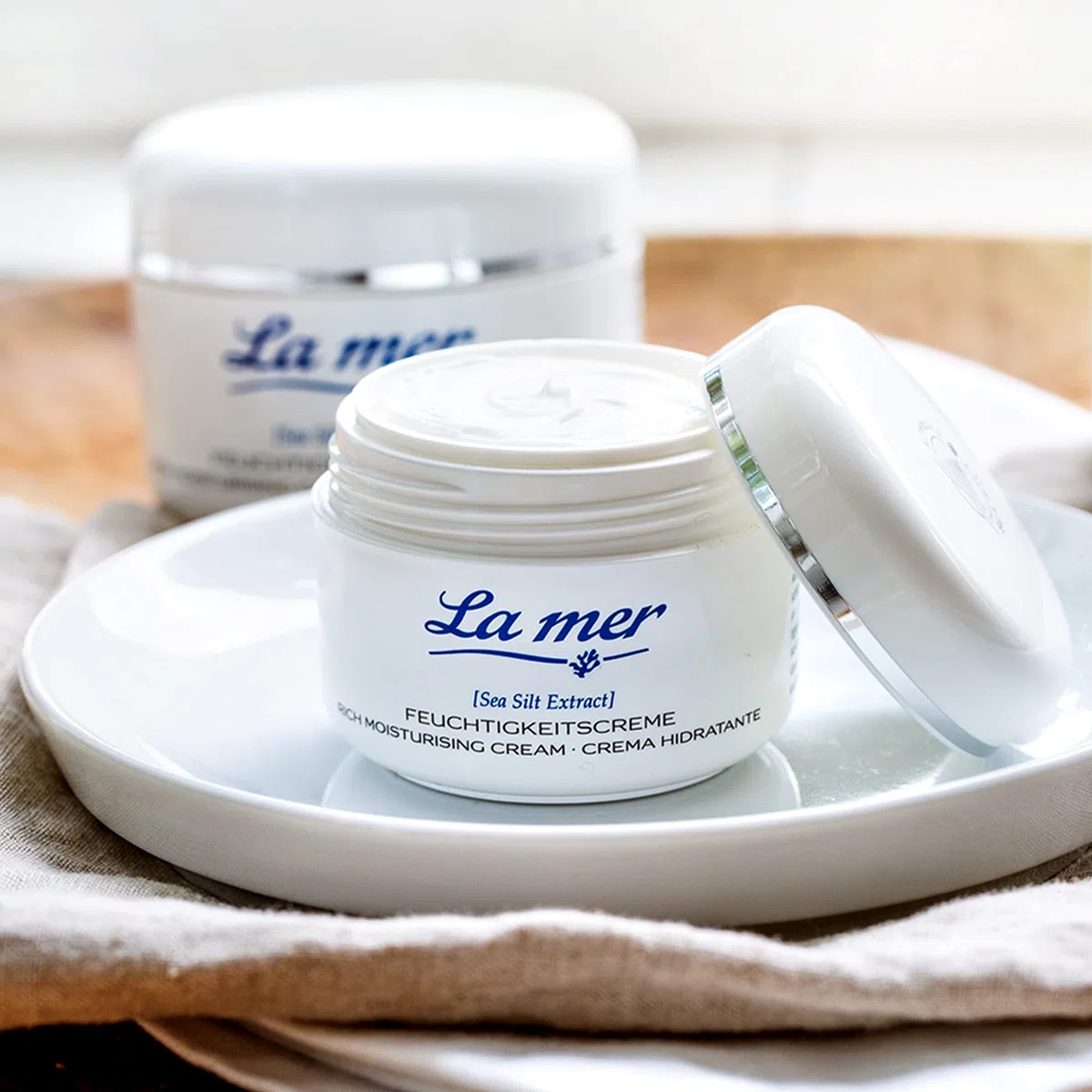 La mer Origin Of Feuchtigkeitscreme - Reichhaltige Gesichts- und Körpercreme - Rückfettend und feuchtigkeitsspendend - Für feuchtigkeits- und lipidarme Haut - 100 ml