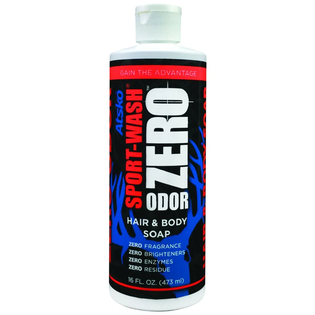 Atsko Zero Sport Wash Haar- und Körperseife, Schwarz, 473 ml