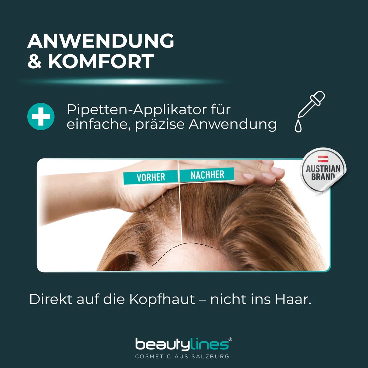 New Hair Serum 50 ml – Haarserum gegen Haarausfall mit effektiven Aktiv-Wirkstoff, Kamille & Zitronenöl – unterstützt Haarwachstum & Haarwurzeln – Pflege für Männer & Frauen